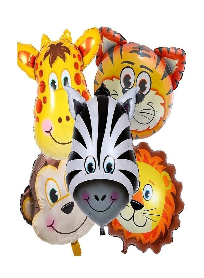 FI - FLICK IN 70 Pcs 2nd Jungle Theme Birthday Decoration, Animal Theme Jungle Safari Decoration Items For Kids 2nd Birthday, Decoration Kit 2 year (Pack of 70) - Image 5